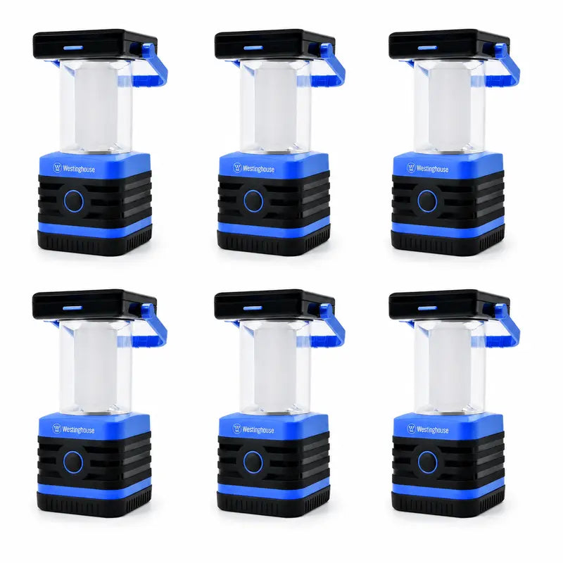 1000 Lumen Solar Powered LED Lantern, Rechargeable Camping Light with 5 Modes, USB-C & Power Bank